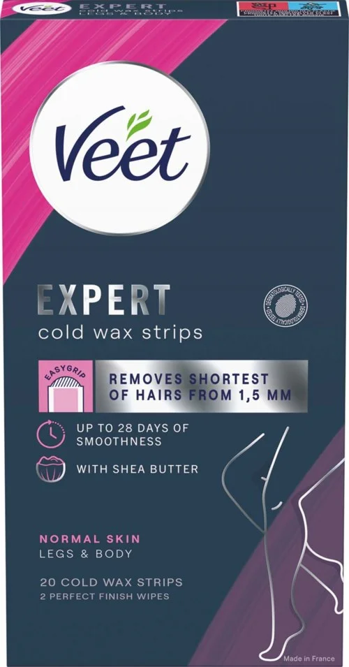 Veet Expert Cold Wax Strips Normal 20 stk v:2578960