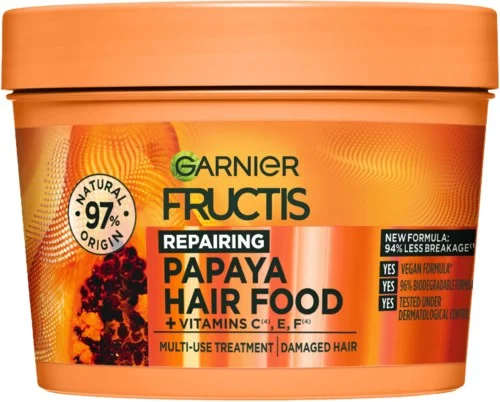Garnier Fructis Papaya Hair Food Repairing Multi-Use Treatment 400 ml v:8318306