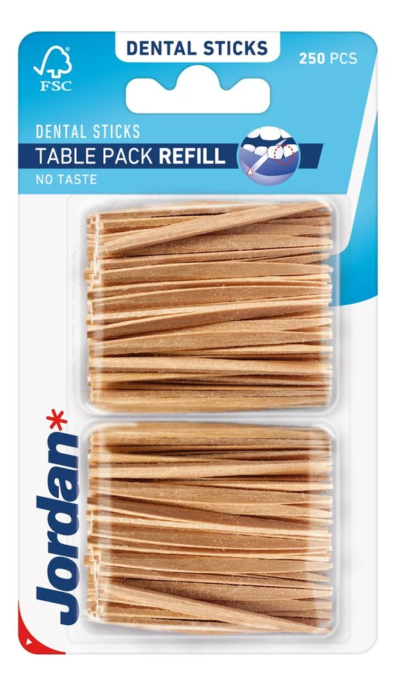 Jordan Tannpirker Refill - 250 stk. v:8232081