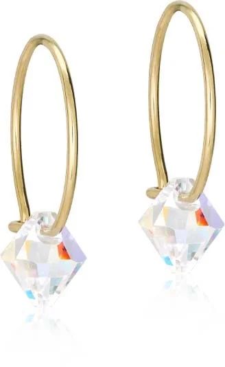 Blomdahl GT Ear Ring 14 mm, Bicone 6 mm Rainbow v:9910934 Blomdahl GT Ear Ring 14 mm, Bicone 6 mm Rainbow v:9910934