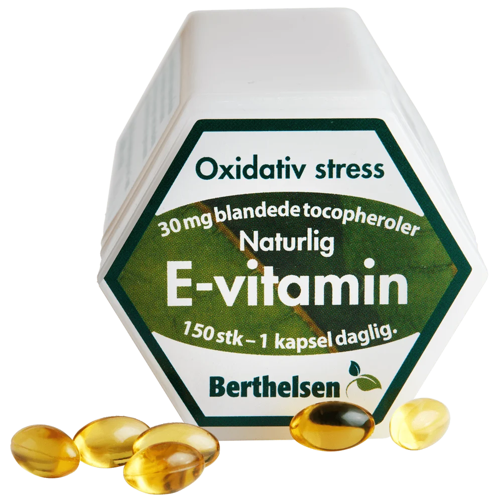 Berthelsen E-vitamin 30 mg - 150 kaps. v:9471688