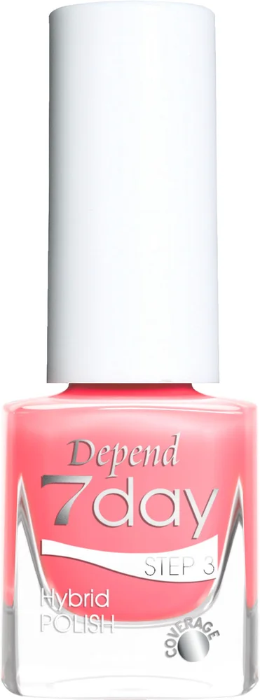 7 Day Hybrid Nail Polish 7337 Pretty Pink – Depend v:4459807