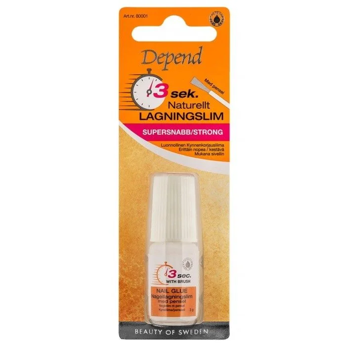 Depend 3 Sec Natural Nail Glue 3 g | neglelim v:7578244 Depend 3 Sec Natural Nail Glue 3 g | neglelim v:7578244