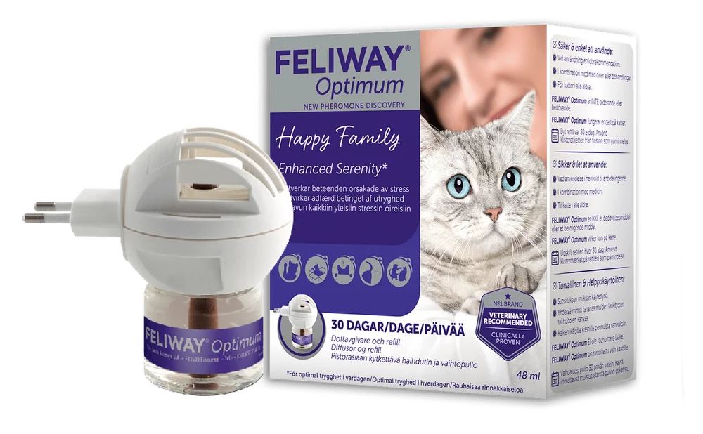 Feliway Optimum Diffusor m. flaske 48 ml v:6992208 Feliway Optimum Diffusor m. flaske 48 ml v:6992208