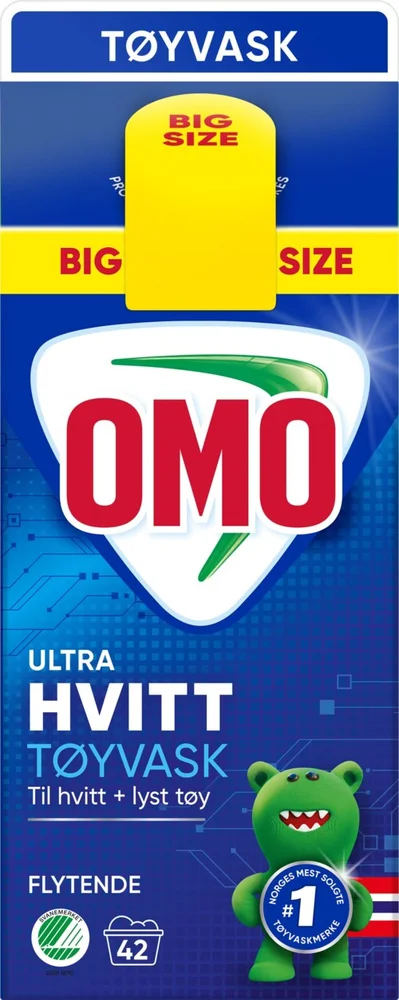 OMO Ultra Hvitt Flytende 1500 ml v:6486532 OMO Ultra Hvitt Flytende 1500 ml v:6486532