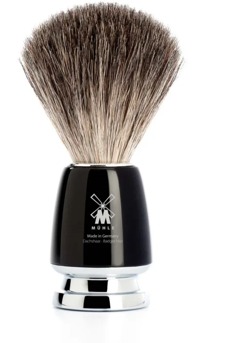 Mühle Rytmo Shaving Brush High-Grade Resin Black Pure Badger v:5461564 Mühle Rytmo Shaving Brush High-Grade Resin Black Pure Badger v:5461564