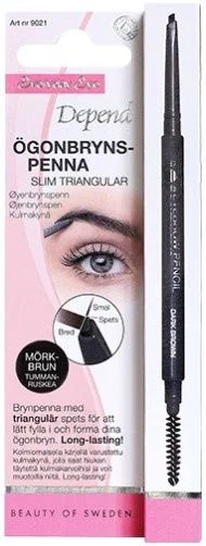 Depend øyenbrynspenn Slim Triangular dark brown 0,05 g v:5551871