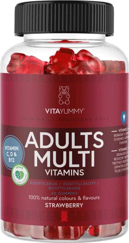 VitaYummy Adults Multivitamins Strawberry 60 stk v:7380546