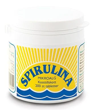 Lindroos spirulina tabletter 200 stk v:7310736