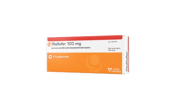 Maltofer tyggetablett 100 mg 30 stk v:9492021