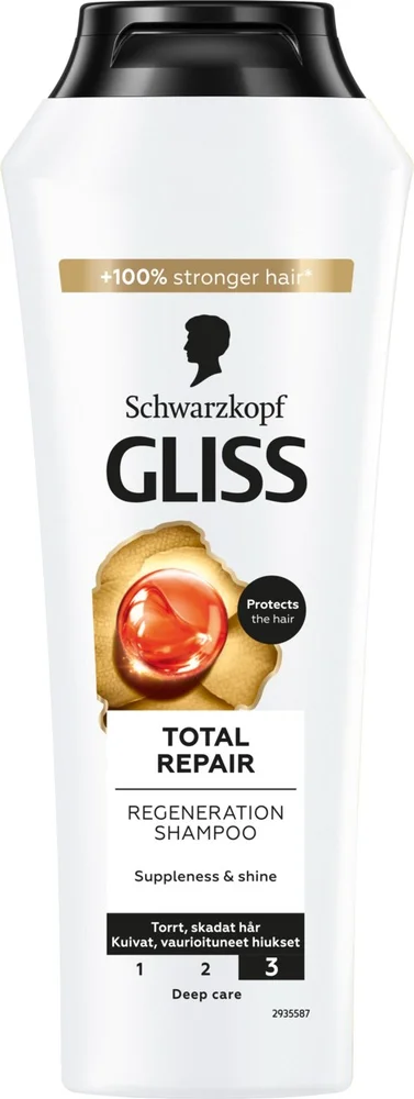 Schwarzkopf Gliss Regeneration Shampoo Total Repair 250 ml v:2803019