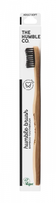 The Humble Co. Brush Adult Black Soft 1stk v:8006298