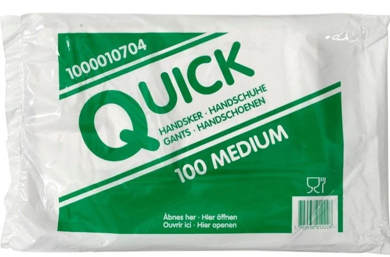 Abena Quick hansker (medium) – 100 stk. v:4882440 Abena Quick hansker (medium) – 100 stk. v:4882440