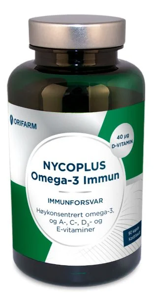 Nycoplus Omega-3 Immun kapsler – 90 stk. v:7588075 Nycoplus Omega-3 Immun kapsler – 90 stk. v:7588075