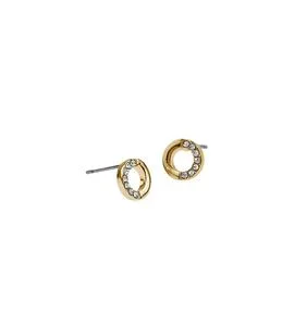 Snö Of Sweden Colline Small Earring Gold/Clear 8mm v:8724741