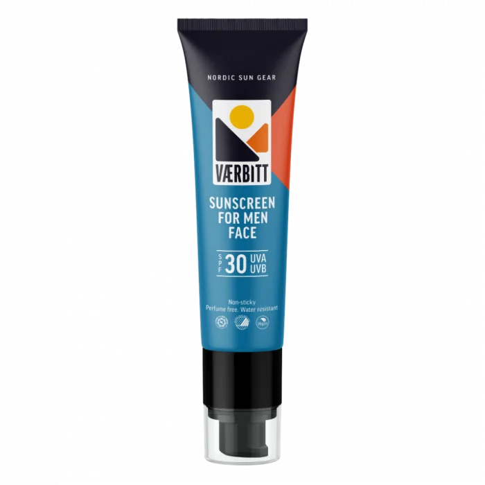 Værbitt solkrem for menn ansikt faktor 30 50 ml v:4916304