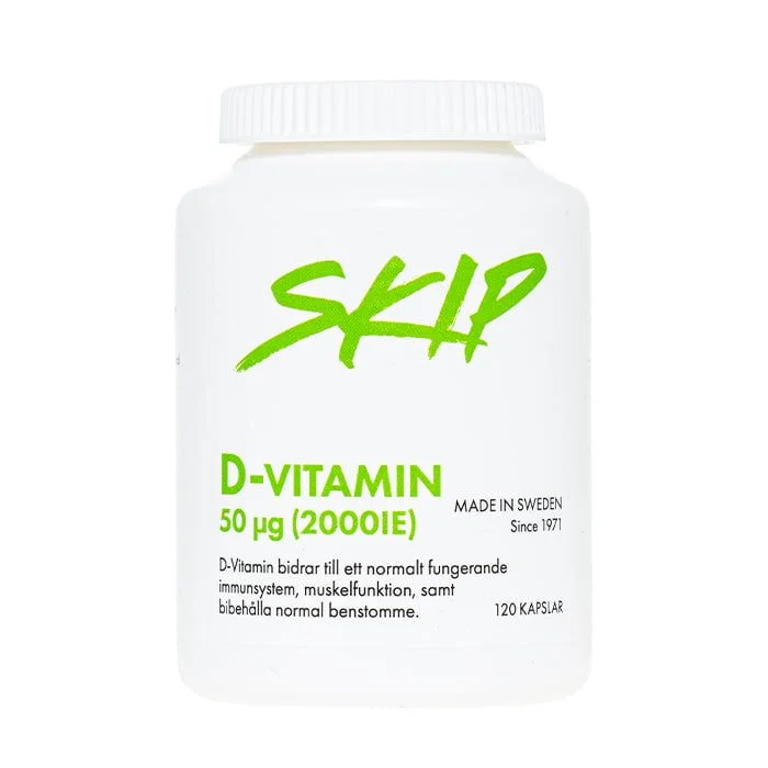 SKIP D-Vitamin 50 mcg 120 kapsler v:2211528