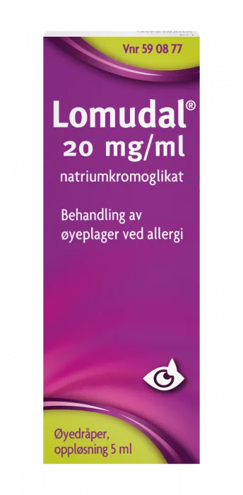 Lomudal 20 mg/ml øyedråper 5 ml v:4322542