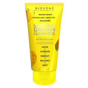Biovène Dream Cleanser Glycolic Acid + Organic Mango Rejuvenating Cleanser for Face & Body 200ml v:7677203 Biovène Dream Cleanser Glycolic Acid + Organic Mango Rejuvenating Cleanser for Face & Body 200ml v:7677203