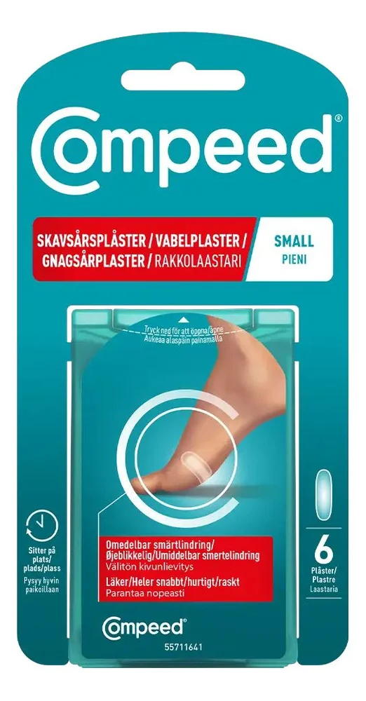 Compeed Gnagsårplaster (small) – 6 stk. v:2751720 Compeed Gnagsårplaster (small) – 6 stk. v:2751720