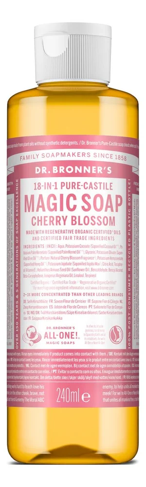 Dr. Bronner’s Magic Soap Cherry-Blossom – 240 ml. v:9789575 Dr. Bronner’s Magic Soap Cherry-Blossom – 240 ml. v:9789575