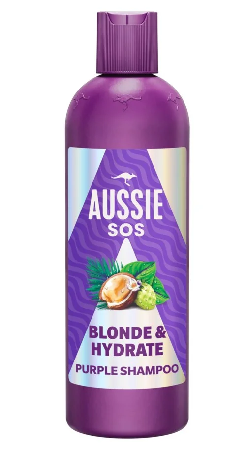 Aussie SOS Blonde & Hydrate Purple Shampoo 300 ml v:4827963