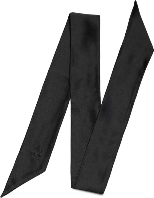 Amelie Soie Secrets de beauté Silk Scarf Black v:7345344 Amelie Soie Secrets de beauté Silk Scarf Black v:7345344
