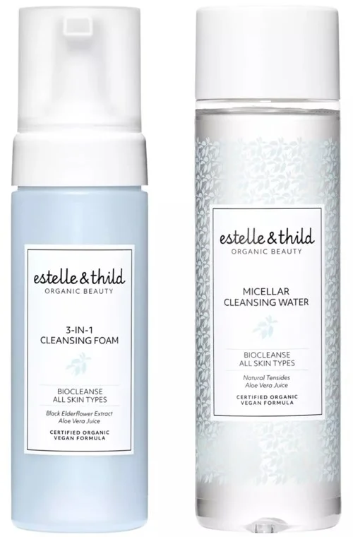 Estelle&Thild Organic Beauty BioCleanse 3in1 Foam Cleanser 150 ml & Micellar Cleansing Water 250 ml v:1765024