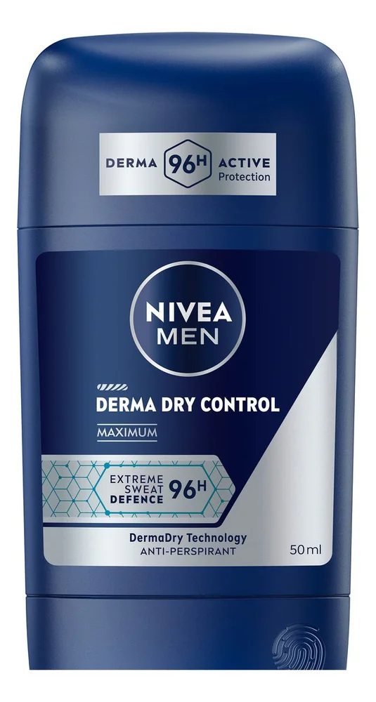 Nivea Men Derma Dry Control Maximum Deostick - 50 ml. v:8869994