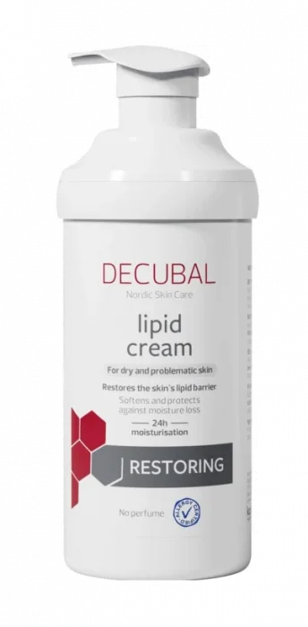Decubal Restoring Lipid Cream Pumpeflaske 500 ml v:6983222 Decubal Restoring Lipid Cream Pumpeflaske 500 ml v:6983222