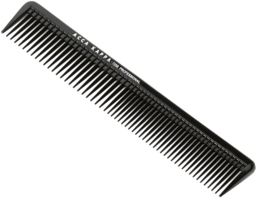 Acca Kappa Professional Fine Coarse Trimmning Comb 7258 Black v:5999961