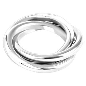 Muli Collection Triple Ring Silver 19mm v:6694150