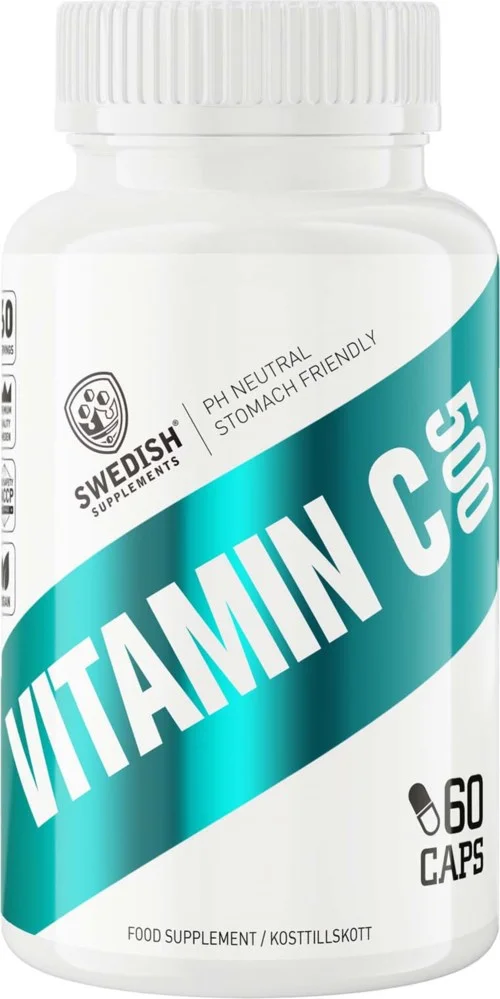 Swedish Supplements Vitamin C 500 60 stk v:5312995