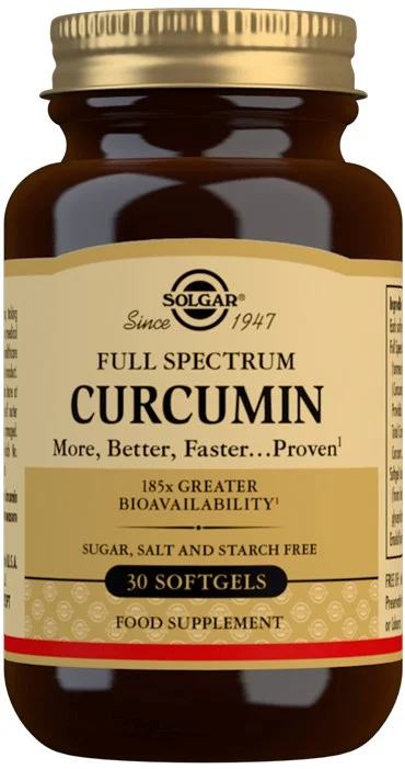Solgar Full Spectrum Curcumin 185x Softgels 30 stk v:8228772 Solgar Full Spectrum Curcumin 185x Softgels 30 stk v:8228772