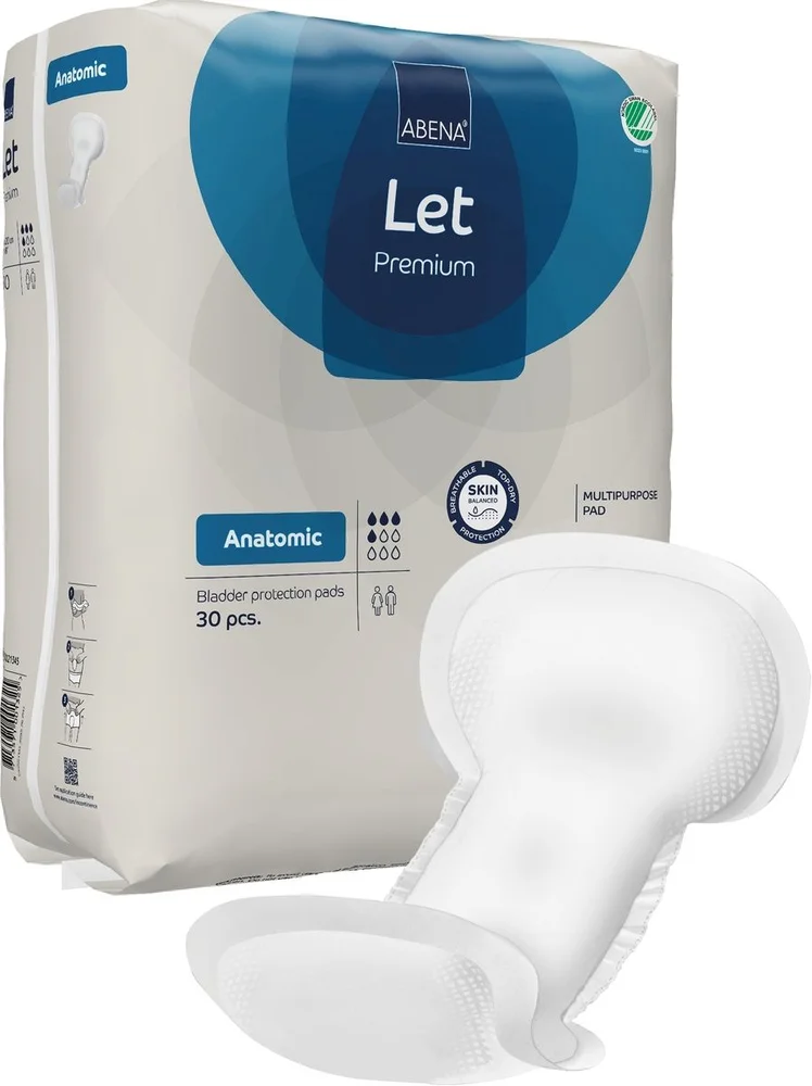 Abena Let Anatomic innlegg – 30 stk v:1093368