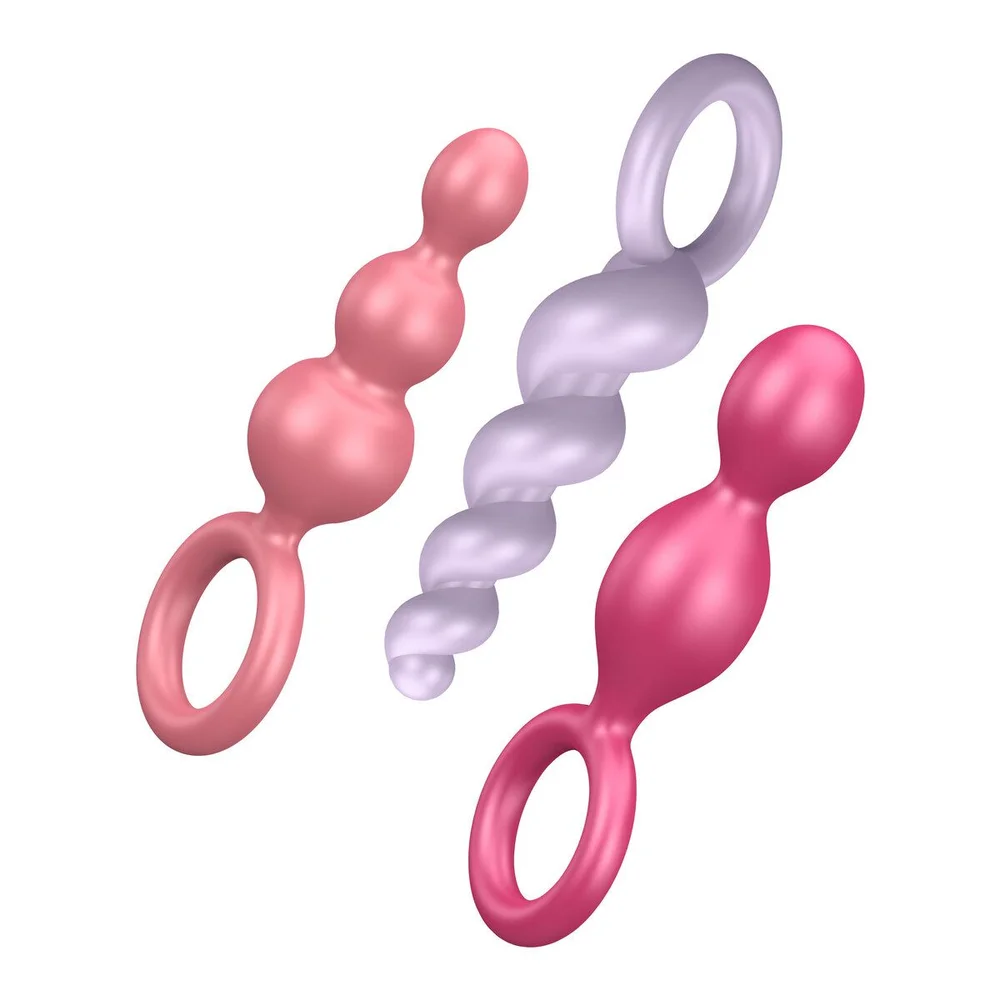 Satisfyer Booty Call Anal Plug sett – Pink v:4315370