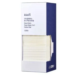 Klairs Toner Mate 2-In-1 Cotton Pad 120pcs v:1754841