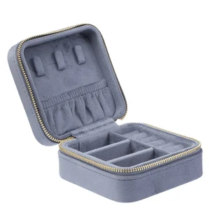 DARK Velvet Jewellery Box Mini Grisalle Blue v:3910004