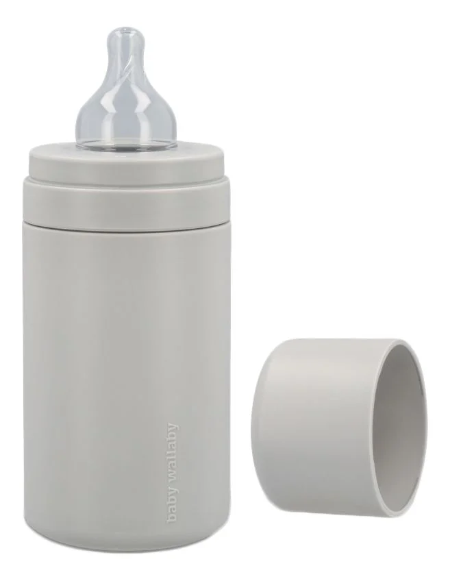 Baby Wallaby Tåteflaske 240 ml – Light Grey v:5395669 Baby Wallaby Tåteflaske 240 ml – Light Grey v:5395669