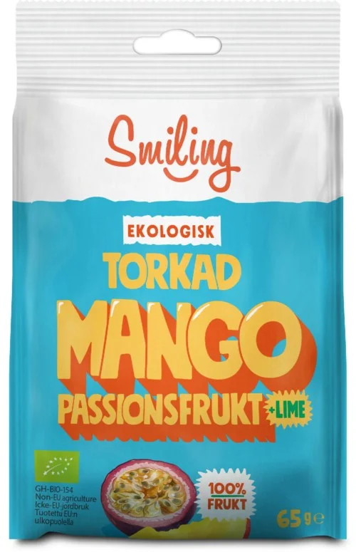 Smiling Mango Passionsfrukt Lime 65 g v:5755737