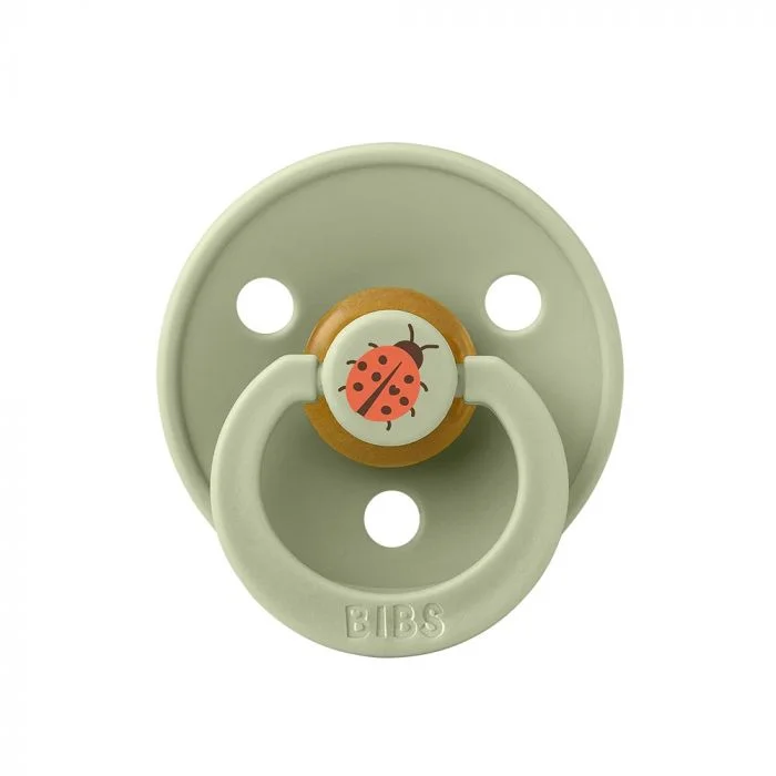 BIBS smokk Studio Colour Ladybug Latex Size 2 Sage 1 stk v:4571655