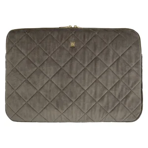 DARK Velvet Quilted Mac Cover Cool Army v:1242103