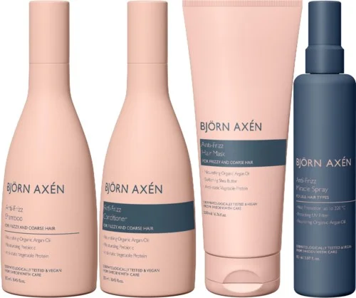 Björn Axén Anti-Frizz Bundle Shampoo 250 ml & Conditioner 250 ml & Mask 200 ml & Spray 150 ml v:4116199 Björn Axén Anti-Frizz Bundle Shampoo 250 ml & Conditioner 250 ml & Mask 200 ml & Spray 150 ml v:4116199