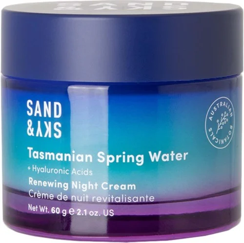 Sand & Sky Tasmanian Spring Water Renewing Night Cream 60 g v:7037603