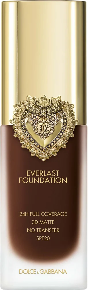 Dolce & Gabbana Flawless Everlast Foundation 24H Full Coverage 3D Matte No Transfer SPF59 40C Deep v:9166359