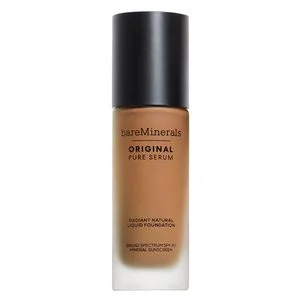 bareMinerals Original Pure Serum Liquid Foundation Medium Deep Warm 4.5 30ml v:6236571