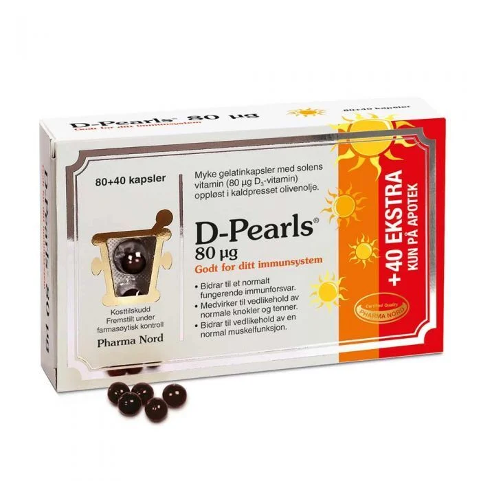 D-pearls 80mcg – 80+40 kaps v:5510691