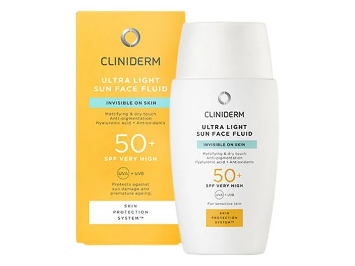 Cliniderm Ultra Light Face Fluid SPF50+ 40 ml v:5512692