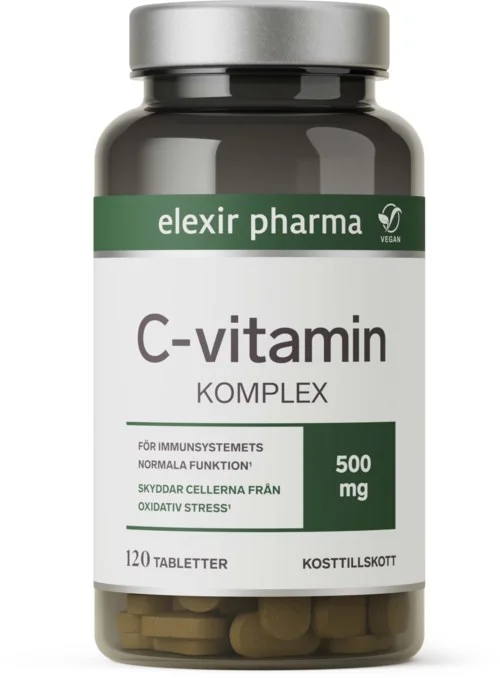 Elexir Pharma C Vitamin Komplex 120 stk v:4187143 Elexir Pharma C Vitamin Komplex 120 stk v:4187143