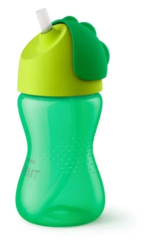 Philips Avent sugerørskopp (12 mdr+) 300ml – Grønn v:5595337 Philips Avent sugerørskopp (12 mdr+) 300ml – Grønn v:5595337